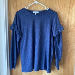 Ruffled long sleeve
